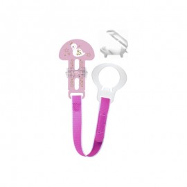 MAM Clip & Cover Κλιπ Πιπίλας Με Θήκη Για Τη Θηλή 0m+ Χρώμα Ροζ, 1τμχ