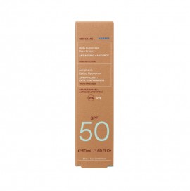 Korres Red Grape Daily Sunscreen Face Cream SPF50 Αντιρυτιδική + Κατά των Πανάδων 50ml