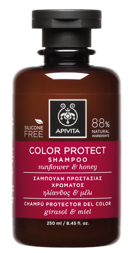 Apivita Σαμπουάν Προστασίας Χρώματος με Ηλίανθο & Μέλι 250ml