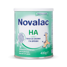 Novalac HA, Παρασκεύασμα για Βρέφη από την Γέννηση για πρόληψη αλλεργιών 400gr