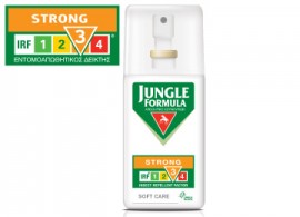 Omega Pharma Jungle Formula Strong Soft Care Εντομοαπωθητικό Σπρέι Χωρίς Άρωμα και Οινόπνευμα 75ml
