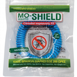 Mo-Shield Αντικουνουπικό Βραχιόλι Γαλάζιο 1τμχ