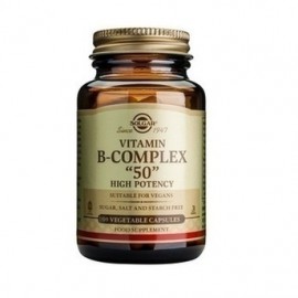 Solgar Vitamin B Complex 50 100 Vegetable Capsules