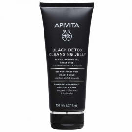 Apivita Black Detox Cleansing Jelly for Face & Eyes 150ml