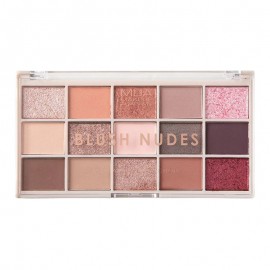 MUA 15 Shade Eyeshadow Palette Blush Nudes