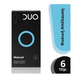 DUO Premium Natural Προφυλακτικά 6τμχ