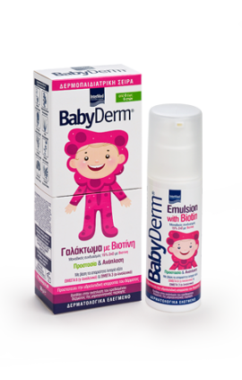 Intermed BabyDerm Γαλάκτωμα με Βιοτίνη από 0 έως 6 ετών 50gr