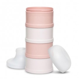 Sauvinex Θήκη 4 Δόσεων Σκόνης Βρεφικού Γάλακτος Χρώμα Ροζ