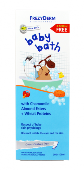 Frezyderm Baby Bath 200ml + 100ml FREE