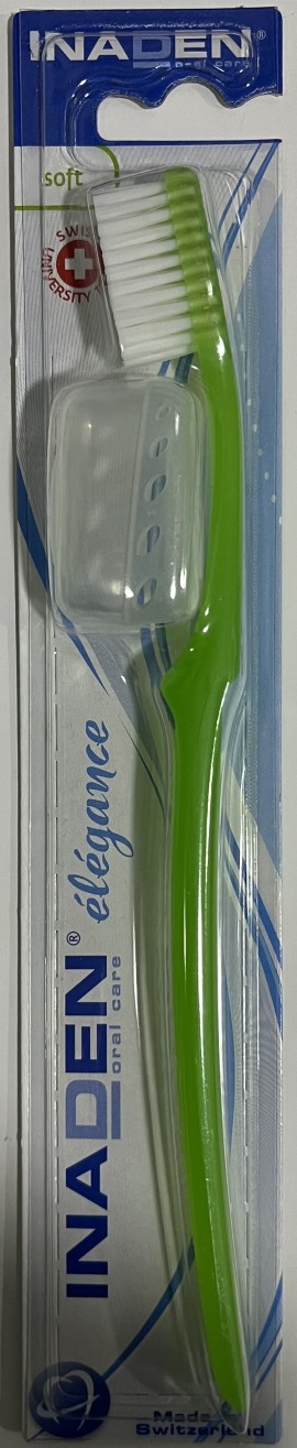Inaden Οδοντόβουρτσα Elegance Soft Χρώμα Πράσινο, 1τμχ