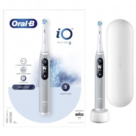 Oral-B Ηλεκτρική Οδοντόβουρτσα iO Series 6 Grey Opal, 1τμχ