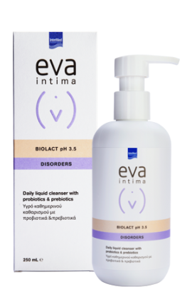 Intermed Eva Intima Biolact pH 3.5 Υγρό Καθημερινού Καθαρισμού 250ml
