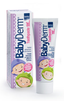Intermed BabyDerm Kids Fluoride Toothpaste 1000ppm with bubble gum flavor 50ml