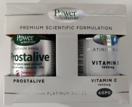 Power Health Promo Platinum Range Prostalive 30 Κάψουλες + Vitamin C 1000mg 20 Δισκία
