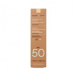 Korres Red Grape Tinted Daily Sunscreen Face Cream SPF50 Αντιρυτιδική + Κατά των Πανάδων 50ml
