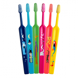 Tepe Kids Soft Οδοντόβουρτσα για Παιδιά άνω των 3 ετών Χρώμα Κοραλί 1τμχ