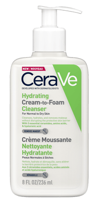 Cerave Hydrating to Foam Cleanser, Αφρώδης Κρέμα Καθαρισμού Προσώπου 236ml
