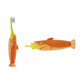 Elgydium Shark Παιδική Οδοντόβουρτσα Souple Soft 2\6 years Χρώμα Πορτοκαλί 1τμχ