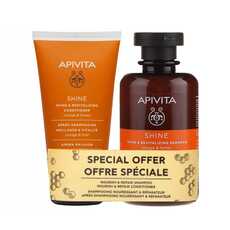 Apivita Special Offer Shine & Revitalizing Shampoo 250ml & Conditioner 150ml