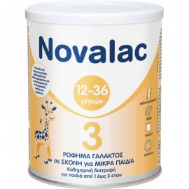 Novalac No 3, Ρόφημα Γάλακτος Σε Σκόνη Για Παιδιά Μετά τον 1o Χρόνο 400gr