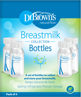 Dr. Browns Μπουκάλια Συλλογής Μητρικού Γάλακτος, 4μτχ