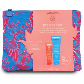 Apivita Bee Sun Safe Promo Moisturizing Face Cream-Gel SPF50 50ml + GIFT Refreshing & Soothing Cream-Gel for Face and Body 100ml