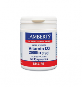 Lamberts Vitamin D3 2000iu (50μg) 60caps