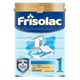 ΝΟΥΝΟΥ Frisolac 1, Γάλα Σε Σκόνη Για Βρέφη μέχρι τον 6ο μήνα 400gr