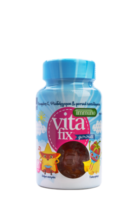 Intermed Vitafix Immuno Gummies από 4 ετών με γεύση σμέουρο, 60τμχ