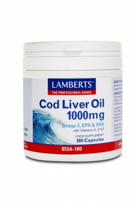Lamberts Cod Liver Oil 1000mg 180caps