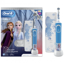 Oral-B Vitality Kids Ηλεκτρική Οδοντόβουρτσα Frozen για Παιδία 3+  Δώρο TRAVEL CASE