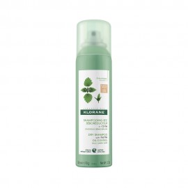 Klorane Shampooing Sec a L Ortie Dry Shampoo With Nettle Oil Control Ξηρό Σαμπουάν για Καστανά-Σκούρα Λιπαρά Μαλλιά 150ml