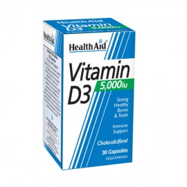 Health Aid Vitamin D3 5000iu 30 Vegetarian Caps