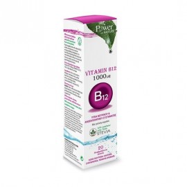 Power of Nature Vitamin B12 1000mg Stevia 20Tabs.