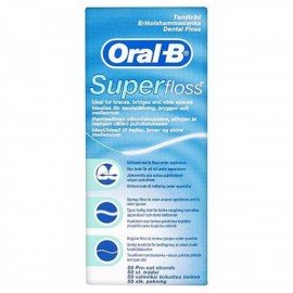 Oral-B Super Floss Μεσοδόντια Νήματα