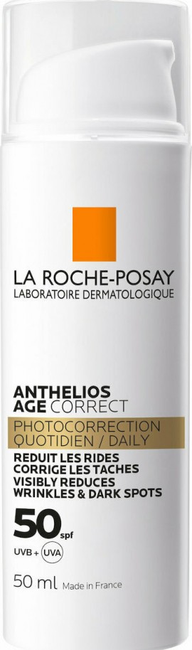 La Roche Posay Anthelios Age Correct Phytocorrection Daily Light Cream Αντηλιακή Αντιγηραντική Κρέμα Προσώπου SPF50, 50ml