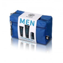 Garden Men Gift Bag For Him 2 After Shave Balm Aloe Vera Face 100ml & 3 in 1 Cleansing Gel 200ml & Anti-Perspirant Deodorant 50ml