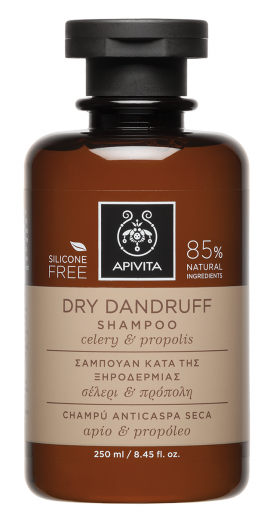 Apivita Dry Dandruff Σαμπουάν Κατά της Ξηροδερμίας με Σέλερι & Πρόπολη 250ml