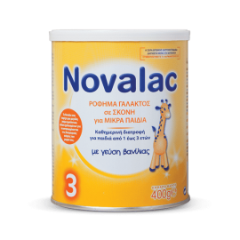Novalac No 3, Ρόφημα Γάλακτος Σε Σκόνη Για Παιδιά Μετά τον 1o Χρόνο 400gr
