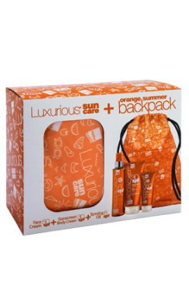 Intermed Luxurious Suncare Orange Summer Backpack