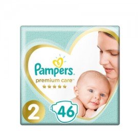 Pampers Premium Care Πάνες No.2 (4-8Κg) 46 Πάνες