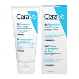 CeraVe SA Renewing Foot Cream, Αναπλαστική Κρέμα Ποδιών για Πολύ Ξηρό, Τραχύ και Σκασμένο Δέρμα, 88ml