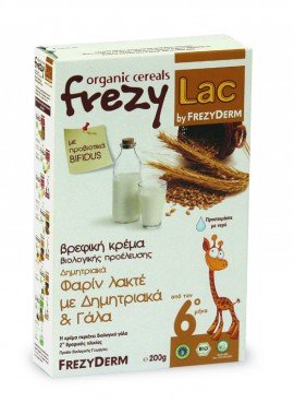Frezyderm FrezyLac Βρεφική Κρέμα Φαρίν Λακτέ με Δημητριακά & Γάλα από τον 6ο μήνα 200gr