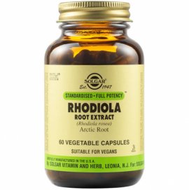 Solgar SFP Rhodiola Root Extract 60 Vegetable Capsules