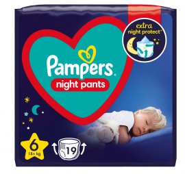 Pampers Night Pants No.6 (15+ Kg) 19 Πάνες Βρακάκι