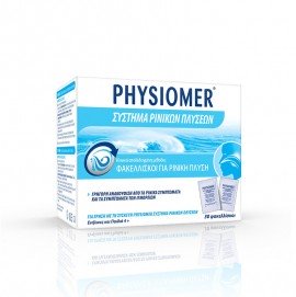 Physiomer Ανταλλακτικά Φακελάκια Ρινικών Πλύσεων για Γρήγορη Ανακούφιση από τα Συμπτώματα των Ιγμορειών 30 Φακελάκια