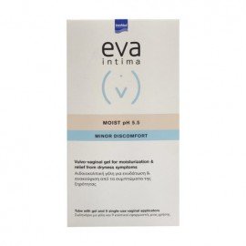 Intermed Eva Intima Moist pH 5.5 Tube with gel and 9 disposable vaginal applicators