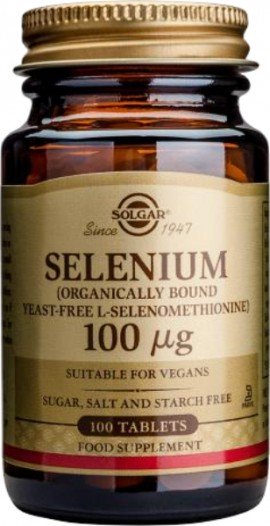 Solgar Selenium 100μg 100 Tablets
