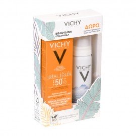 Vichy Promo Ideal Soleil Velvet SPF50 50ml & Eau Thermal Mineral Water 50ml