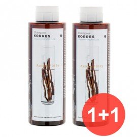 Korres Shampoo Licorice and Nettle, Oily Hair 250ml 1 + 1 OFFER